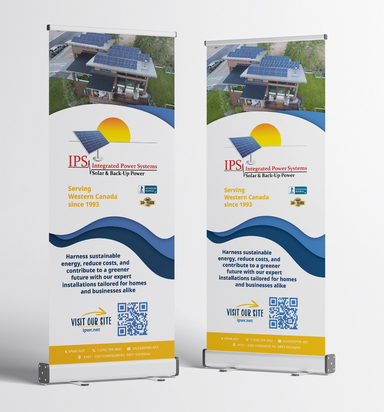 IPS pullup banner